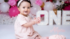 sesion smash cake, pastel para bebe de un año