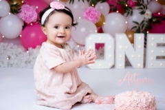 sesion smash cake, pastel para bebe de un año