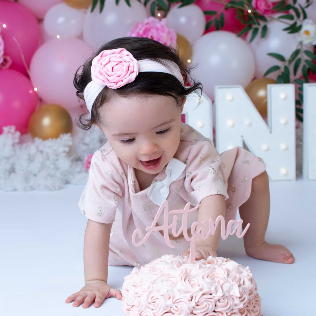 sesion smash cake, pastel para bebe de un año