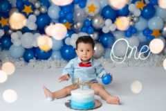 sesion smash cake, pastel para bebe de un año