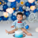 sesion smash cake, pastel para bebe de un año