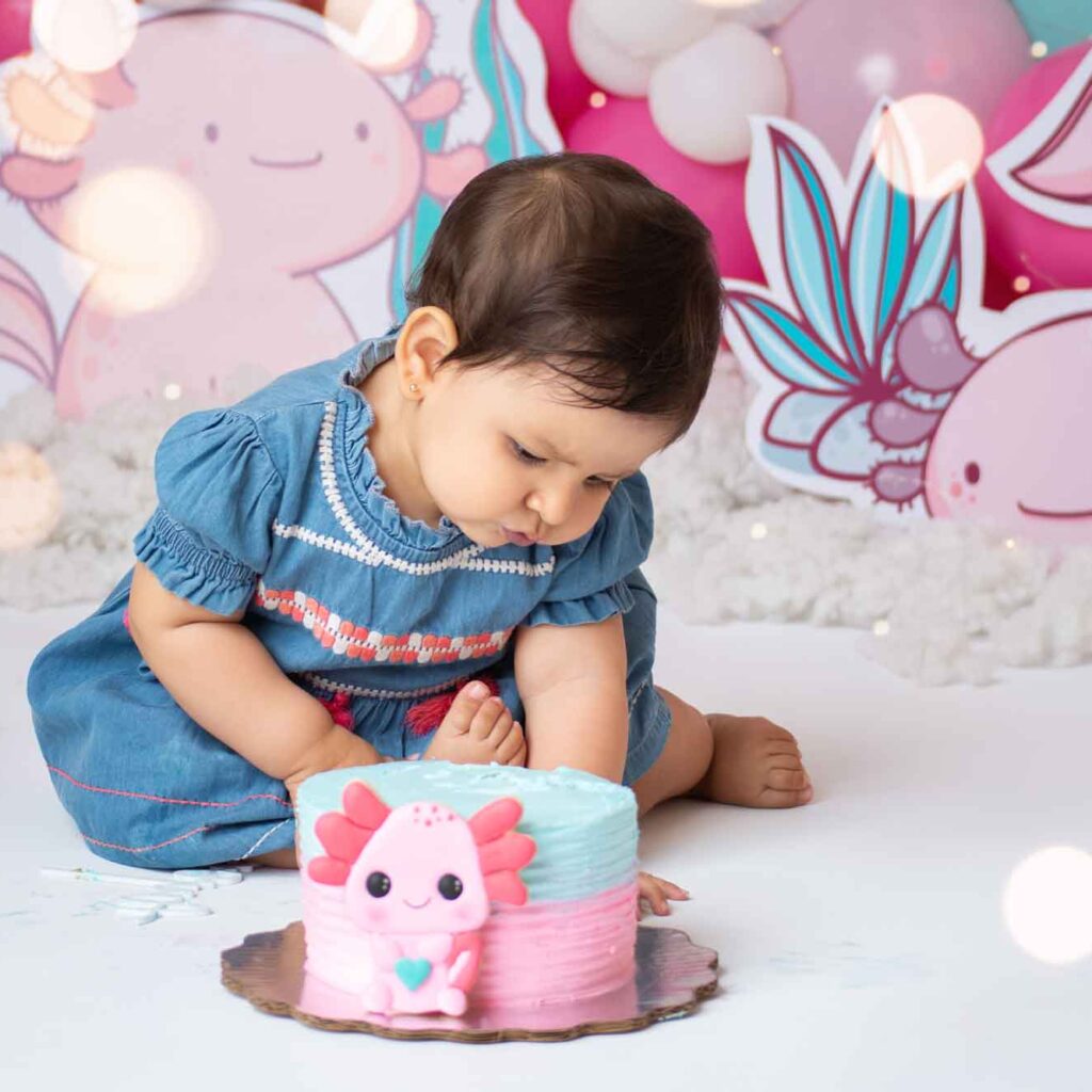 sesion smash cake, pastel para bebe de un año