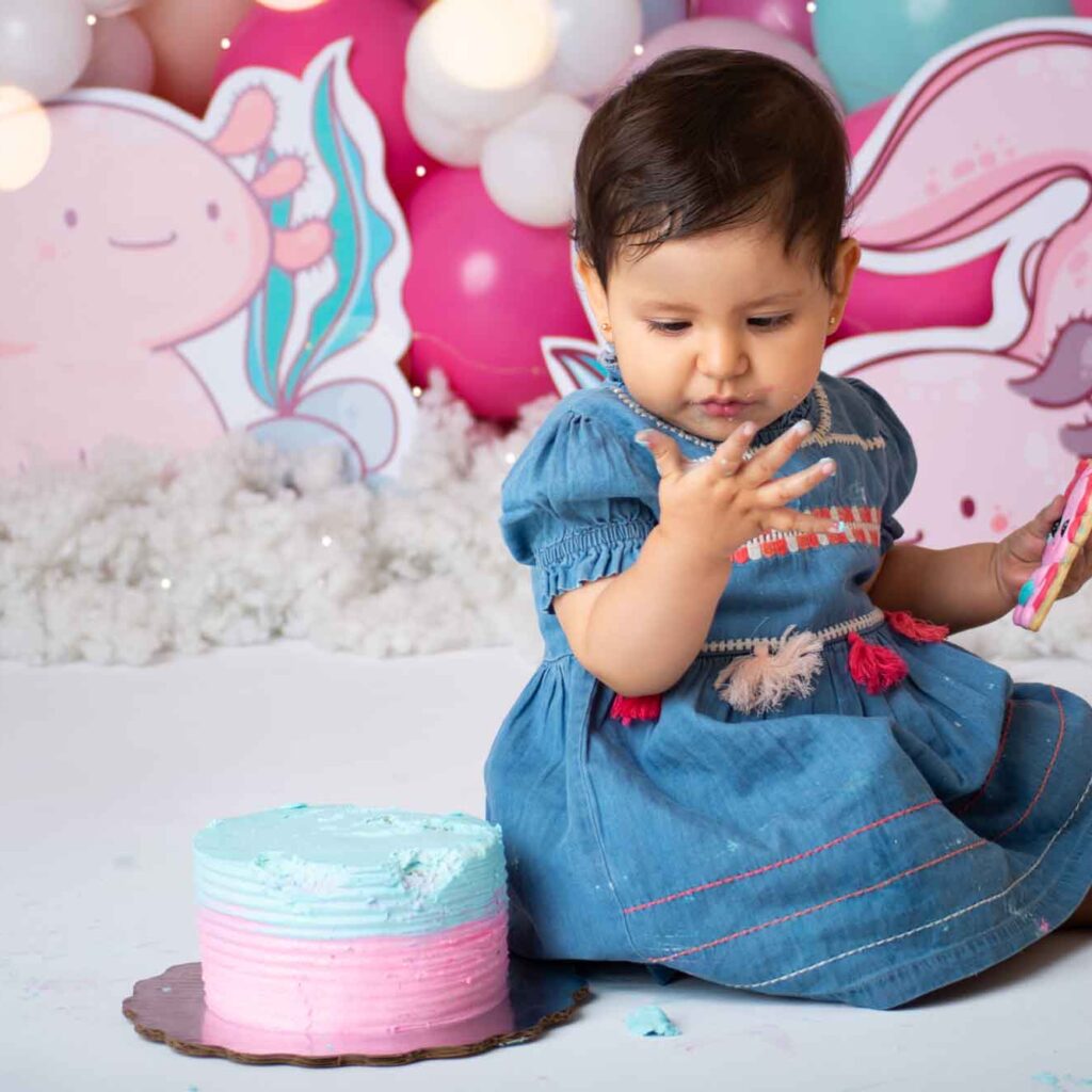 sesion smash cake, pastel para bebe de un año