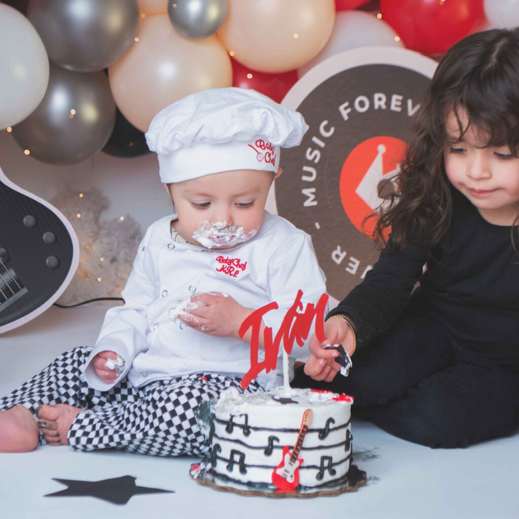 sesion smash cake, pastel para bebe de un año