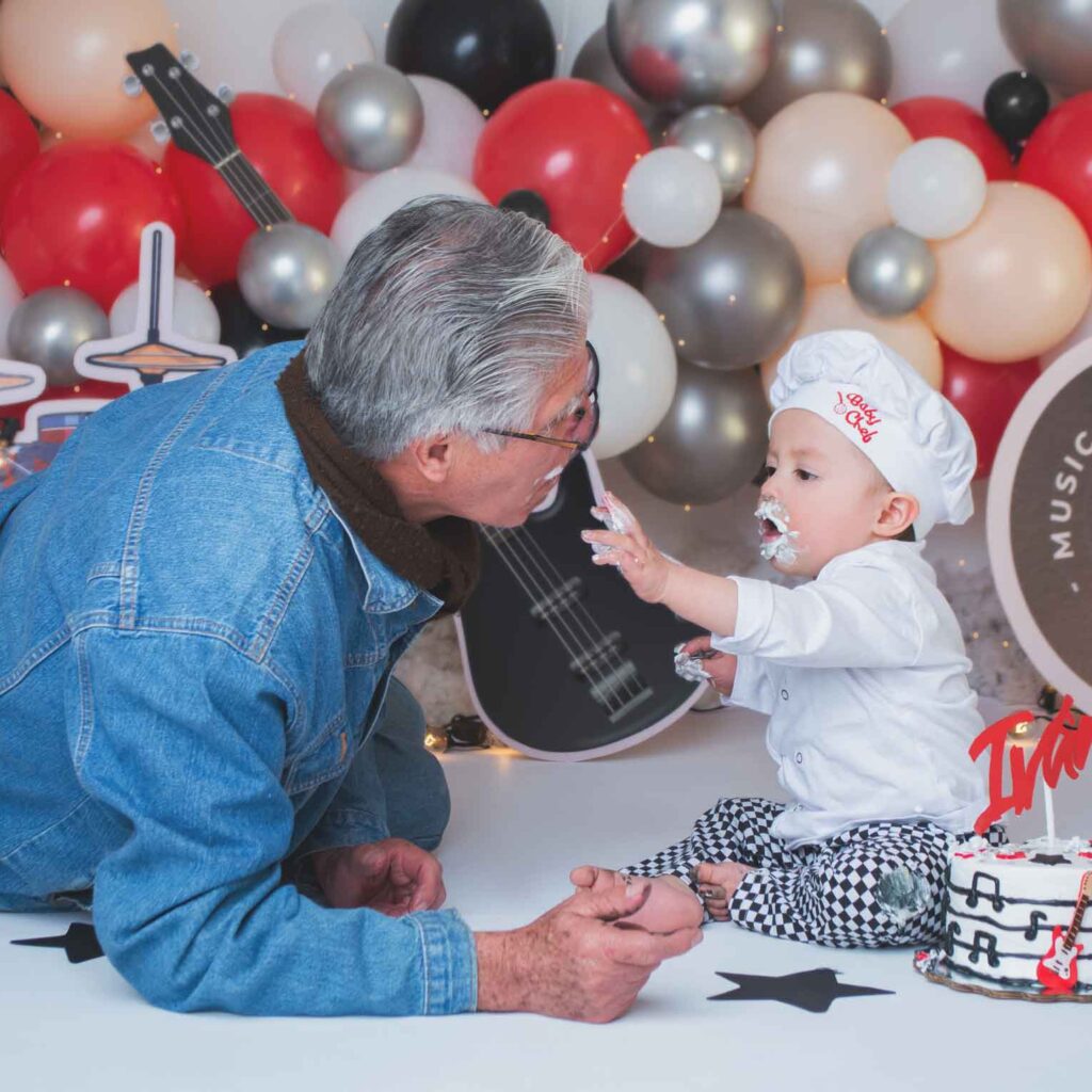 sesion smash cake, pastel para bebe de un año