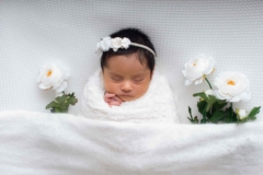 sesión fotográfica de bebé recién nacido