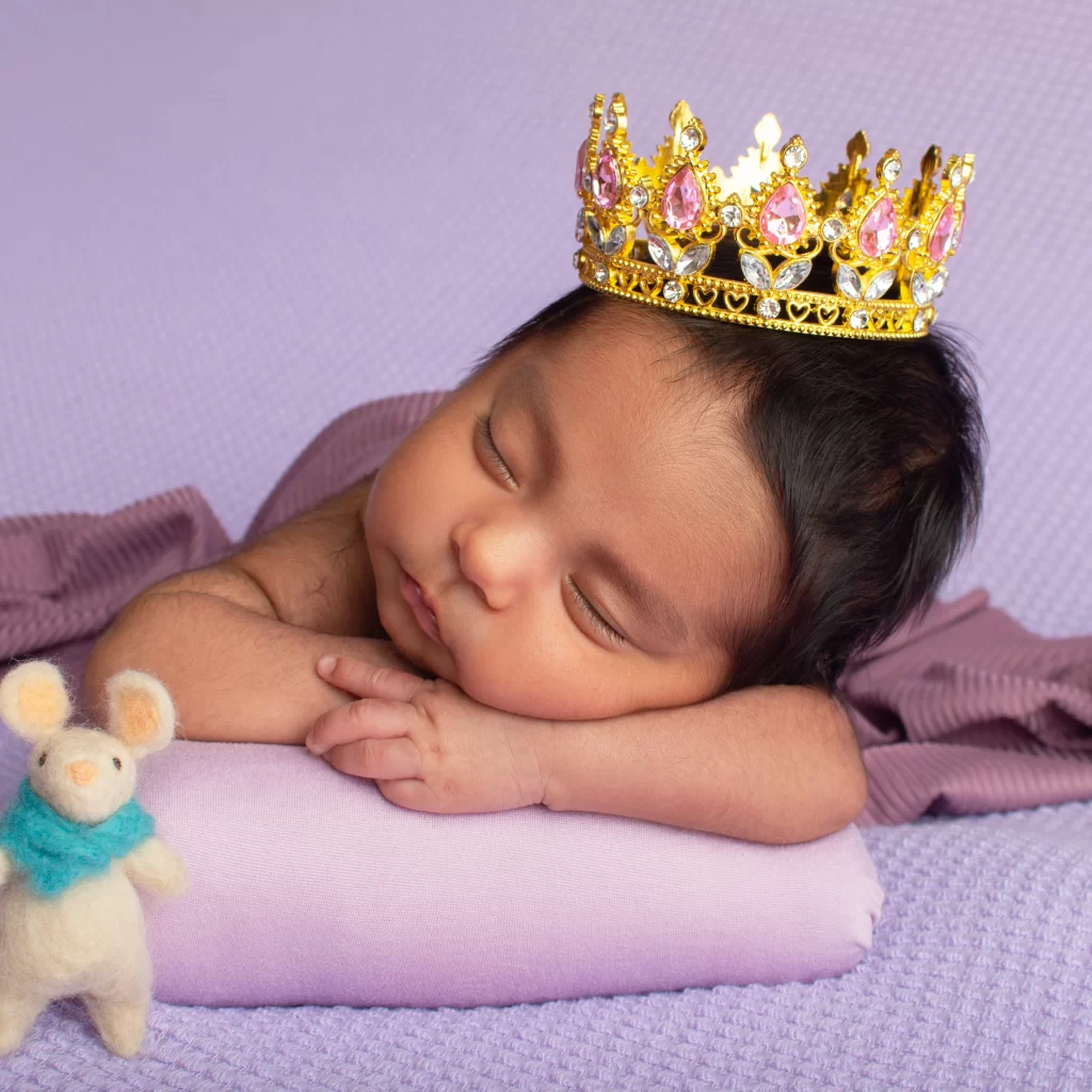 sesión fotográfica de bebé recién nacido