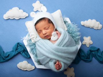 sesión fotográfica de bebé recién nacido