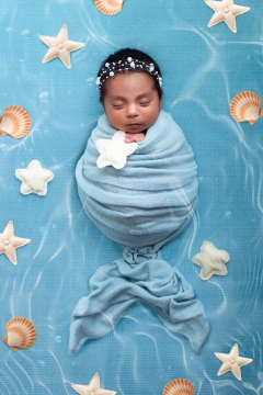 sesión fotográfica de bebé recién nacido