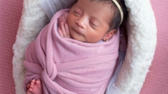 sesión fotográfica de bebé recién nacido