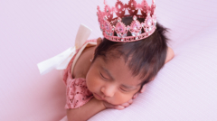 sesión fotográfica de bebé recién nacido