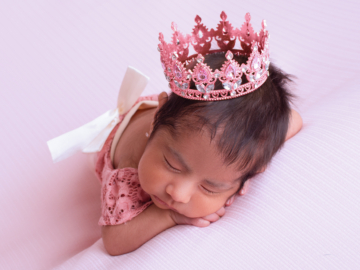 sesión fotográfica de bebé recién nacido