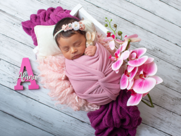 sesión fotográfica de bebé recién nacido