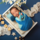 sesión fotográfica de bebé recién nacido