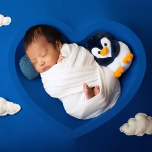 sesión fotográfica de bebé recién nacido