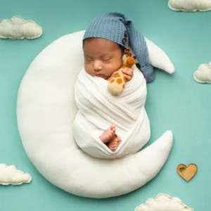 sesión fotográfica de bebé recién nacido