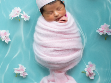sesión fotográfica de bebé recién nacido